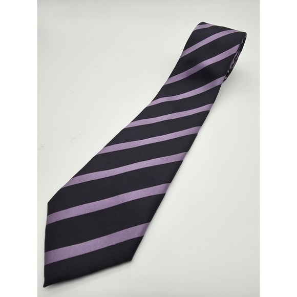 Banana Republic Other - Banana Republic Tie Silk Purple Black 58" x 3" Necktie